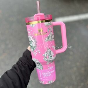 Stanley Wicked For Good Elphaba Glinda OZIAN REPRISE Pink 40 OZ Tumbler